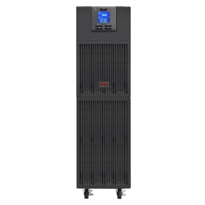 صورة APC-6000VA APC Easy UPS On-Line 6kVA/6kW Tower 230V Hard wire 3-wire(1P+N+E) outlet Intelligent Card Slot LCD