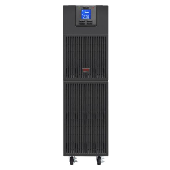 صورة APC-6000VA APC Easy UPS On-Line 6kVA/6kW Tower 230V Hard wire 3-wire(1P+N+E) outlet Intelligent Card Slot LCD