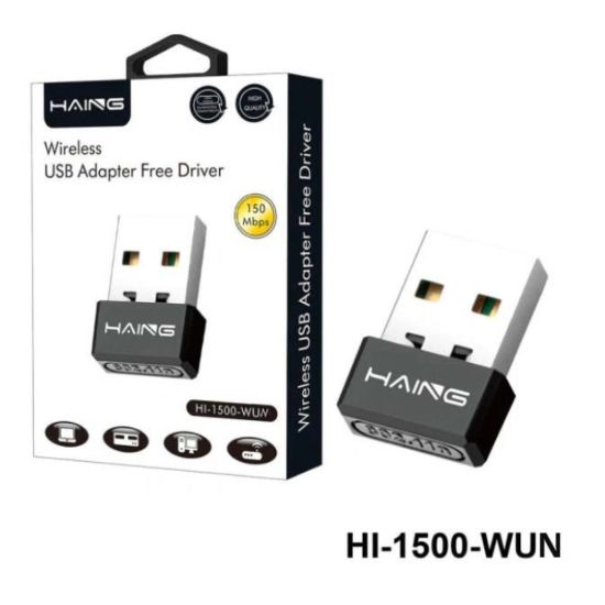 صورة HAING HI-1500-WUN Wireless 2.4Ghz USB 2.0 Adapter 150Mbps