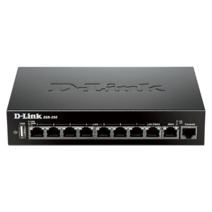 Picture of D-Link DSR-250 8-Port Gigabit VPN Router