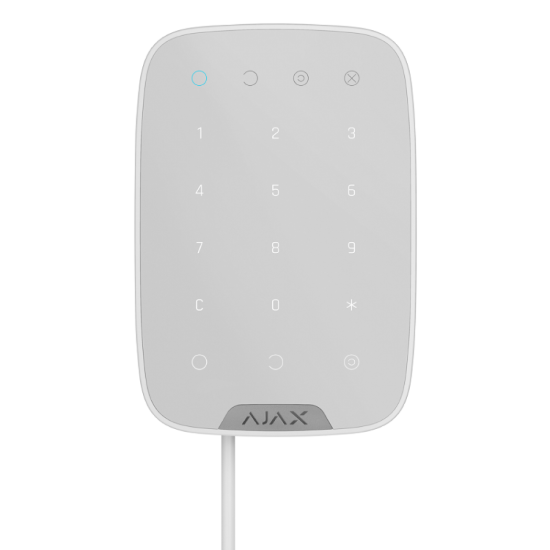 Picture of KeyPad-30864-WH Ajax Wired KeyPad Fibra- White