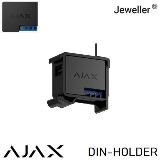 Picture of DIN Holder-40696 Ajax DIN Holder -Black