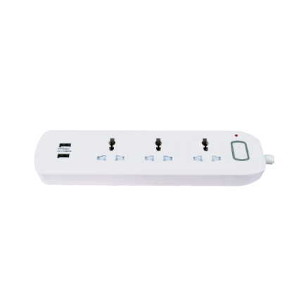 Picture of Extreme Tech 203MT2USB Rack PDU Power Strip