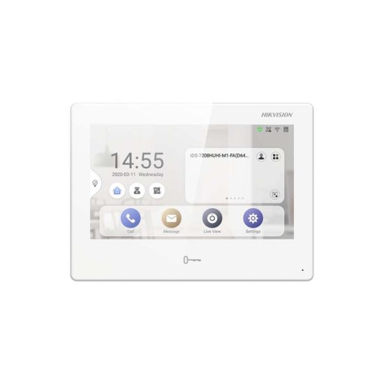 صورة جهاز انتركم فيديو للباب Hikvision DS-KH9310-WTE1 Access & Attendance Control Hardware building intercom