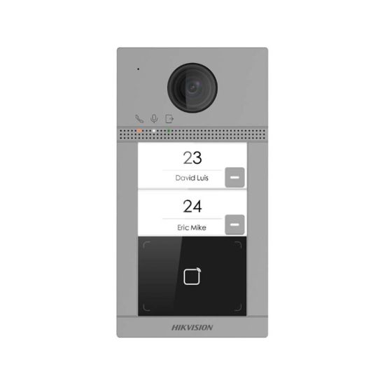 صورة جهاز انتركم فيديو للباب Hikvision DS-KV8213-WME1/Flush Access & Attendance Control Hardware building intercom