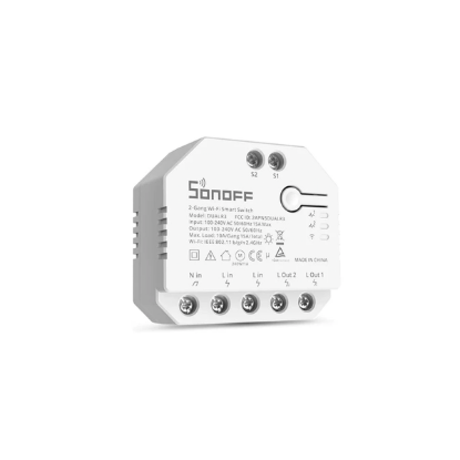 صورة جهاز حضور وتحكم بالدخول Extreme Tech MT-extreme-tech-wi-fi-dual-relay-two-way-power-metering-smart-switch LAN Access & Attendance Control Hardware