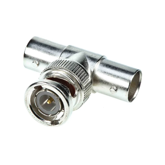 Picture of Extreme Tech BNC T Type Split 1 in 2 Out for Security Camera HF Antenna Coaxial Cable