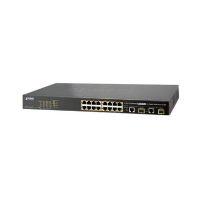 صورة سويتش شبكة PLANET FGSW-1816HPS Gigabit PoE