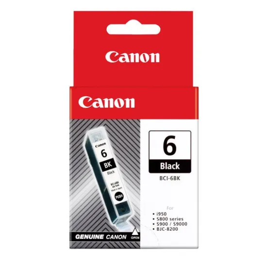 Canon BCI6BKINK Black Original Ink Cartridge