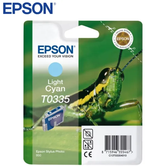 Epson T0335 Light Cyan Original Ink Cartridge