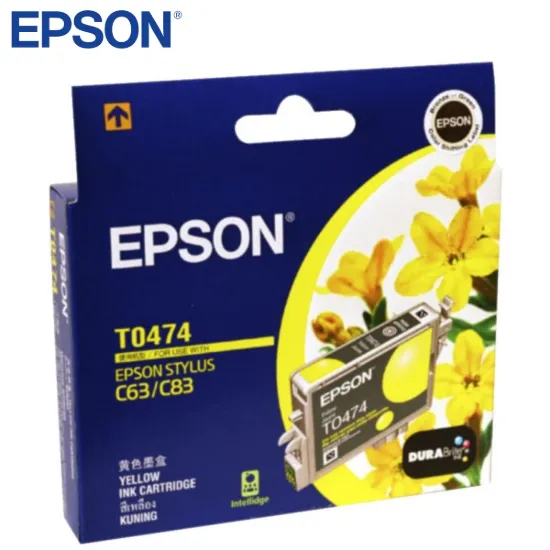 Epson T0474 Yellow Original Ink Cartridge