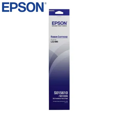 Epson S015610 Black Original Ribbon Cartridge