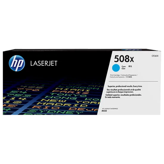 HP 508X Cyan Original Toner Cartridge