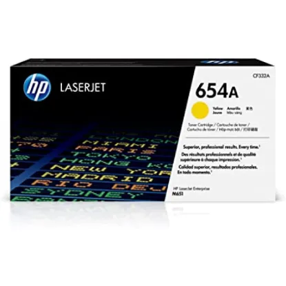 HP 654A Yellow Original Toner Cartridge