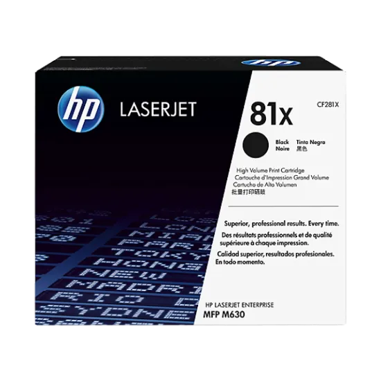 HP 81X Black Original Toner Cartridge