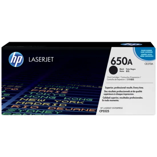 HP CE270A Black Original Toner Cartridge