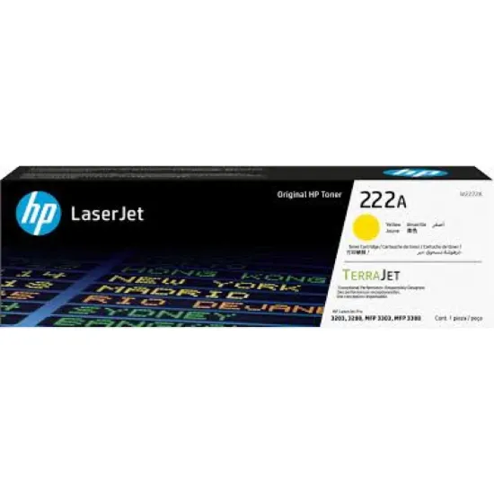 HP W2222A Yellow Original Toner Cartridge
