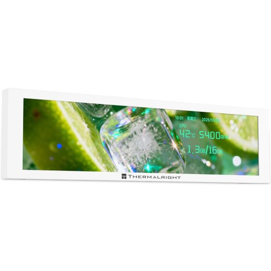 Picture of Thermalright Trofeo Vision 9.16″ IPS LCD – White, 1920 × 480, USB Type-C