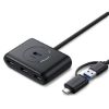 Picture of UGREEN 40850 4-Port USB 3.0 Hub – USB-A & USB-C Cable, 1m