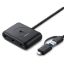 Picture of UGREEN 40850 4-Port USB 3.0 Hub – USB-A & USB-C Cable, 1m