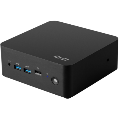 صورة MSI Cubi 1M Mini PC – Intel Core 3 100U، جهاز Barebone، دعم DDR5 وM.2 NVMe وThunderbolt 4