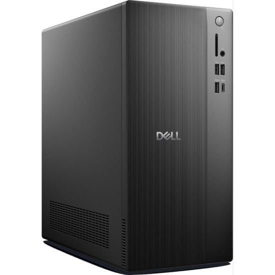 صورة Dell Tower ECT1250 كمبيوتر مكتبي للأعمال – Intel Core i3-14100 الجيل الرابع عشر، 8GB DDR5، SSD NVMe 512GB، Wi-Fi وBluetooth