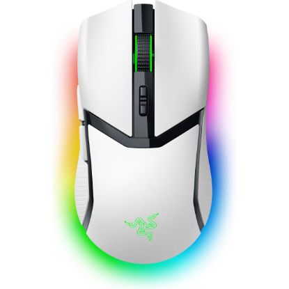 Picture of Razer Cobra Pro Wireless Gaming Mouse: 10 Customizable Controls - Chroma RGB Lighting - 30K Optical Sensor - Gen-3 Switches - 2.4GHz, Bluetooth & USB Type C - Up to 170 Hr Battery - White