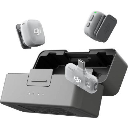 صورة DJI Mic Mini 2 (2 TX + 1 Mobile RX + Charging Case) Lavalier Wireless Vlogging Mic
