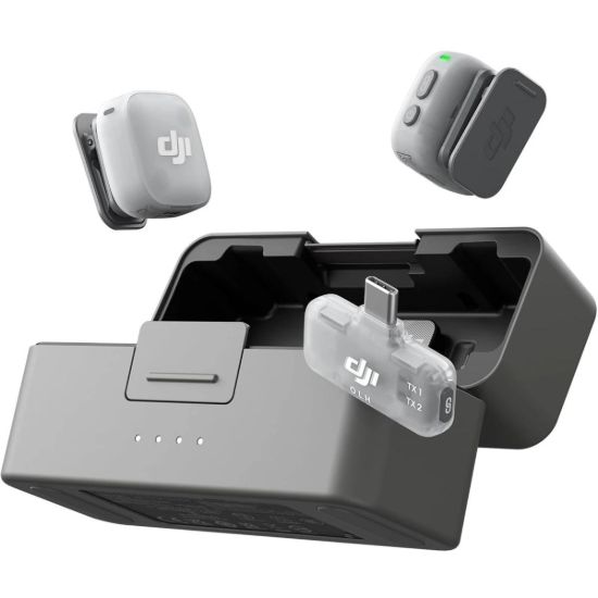 صورة DJI Mic Mini 2 (2 TX + 1 Mobile RX + Charging Case) Lavalier Wireless Vlogging Mic