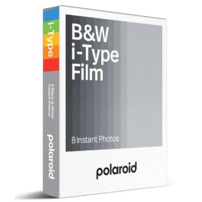 صورة Polaroid Black and White i-Type Instant Film - 8 Photos (POL 6001)