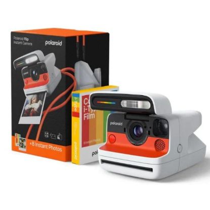 صورة Polaroid Flip Instant Film Camera Starter Set With Color Film Bundle - POL 6571 (1 Year Warranty)