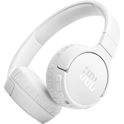 صورة JBL Tune 670NC Adaptive Noise Cancelling Wireless On-Ear Headphones - White