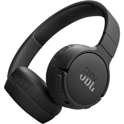 صورة JBL Tune 670NC Adaptive Noise Cancelling Wireless On-Ear Headphones - Black