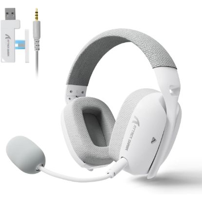 Picture of ATTACK SHARK L80PRO Tri-Mode Wireless Gaming Headset Lightseed Dual Mic - White