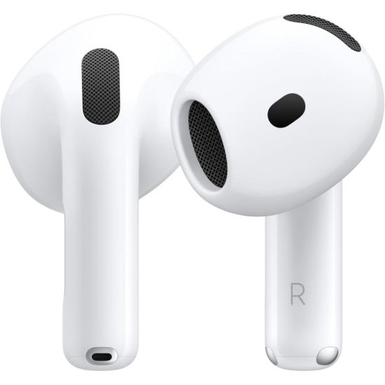 Picture of Apple AirPods 4 Wireless Earbuds with Personalized Spatial Audio - White