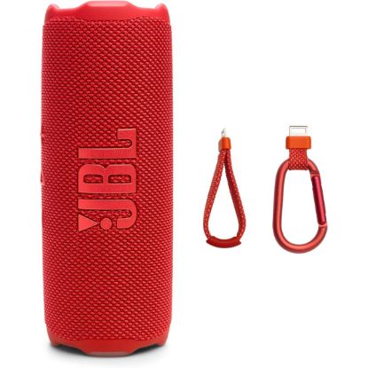 صورة JBL Flip 7 Portable Waterproof Speaker with PushLock System - Red