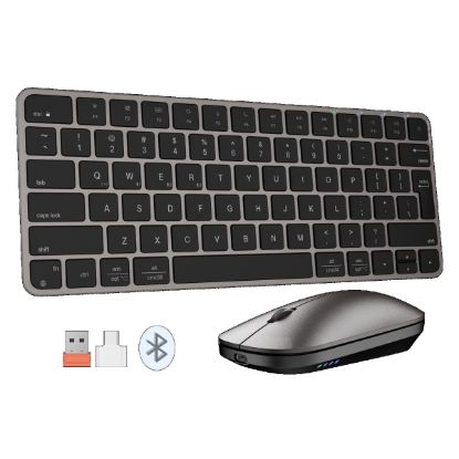 صورة Meetion ikey C210 Wireless Ultra-thin Keyboard and Mouse Combo - Black