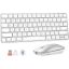 صورة Meetion ikey C210 Wireless Ultra-thin Keyboard and Mouse Combo - White
