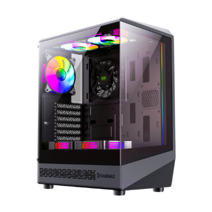 Picture of GameMax Vista COC AB Mid Tower RGB PC Case - Black