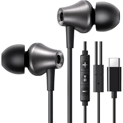 صورة UGREEN EP105 USB-C Wired In-Ear Earphones - White | 35754
