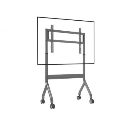 Picture of NB North Bayou P150 75" to 90" Motorized Height Adjustable Mobile TV Cart Trolley
