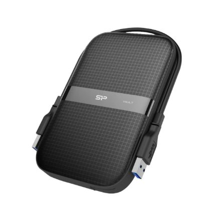 Picture of Silicon Power 2TB Armor A60 Military-Grade External Hard Drive - Black