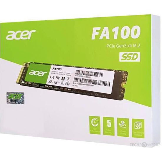 صورة قرص تخزين ACER FA100 بسعة 1TB نوع M.2 NVMe