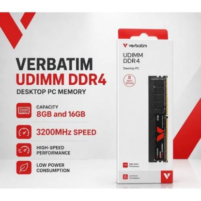 Picture of Verbatim 16GB DDR4 3200MHz Desktop Memory
