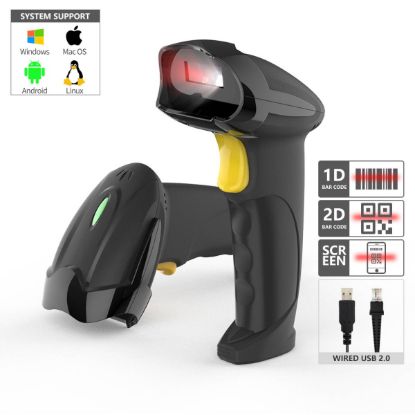 Picture of GTCODESTAR X-760H Wired 2D Barcode Scanner - CMOS Sensor, USB/COM Interface, QR & 1D/2D Code Support