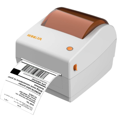 Picture of Rongta RP410 4-inch Thermal Label Printer - 203dpi, 150mm/s Speed, Large Storage, Multi-Interface, Auto Paper Positioning, Reprint Function