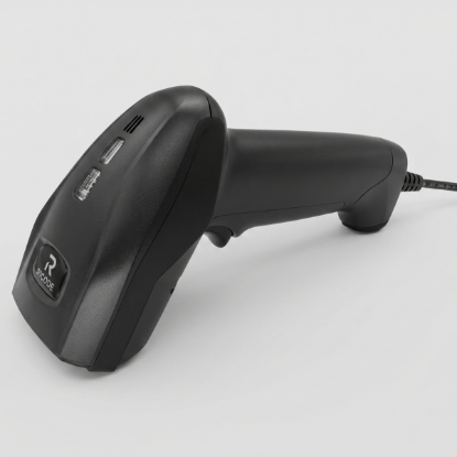 Picture of RiCODE TI2125+ 1D High-Precision Laser Barcode Scanner - USB Wired, Ergonomic Handheld Design