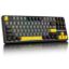 Picture of ATTACK SHARK X87 80% Tri-Mode Mechanical Gaming Keyboard - Star Black