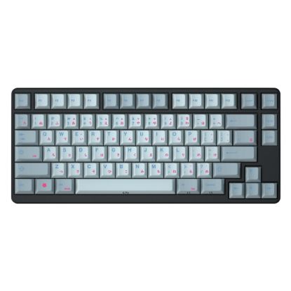 صورة لوحة مفاتيح قيمنق ميكانيكية ATTACK SHARK X87 بمقاس 80% ثلاثية الأوضاع - لون Moon Light