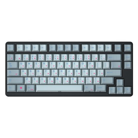 صورة لوحة مفاتيح قيمنق ميكانيكية ATTACK SHARK X87 بمقاس 80% ثلاثية الأوضاع - لون Moon Light